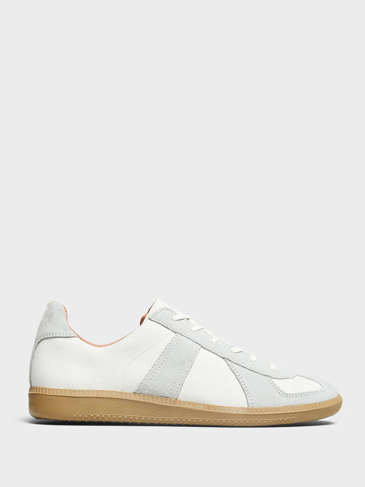 1700VEF German Military Sneakers in White Stone WST