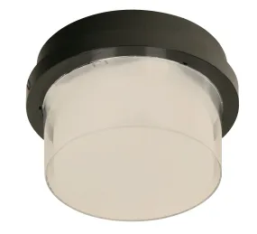 23593-2 15W LED Outdoor Wall Light in Black