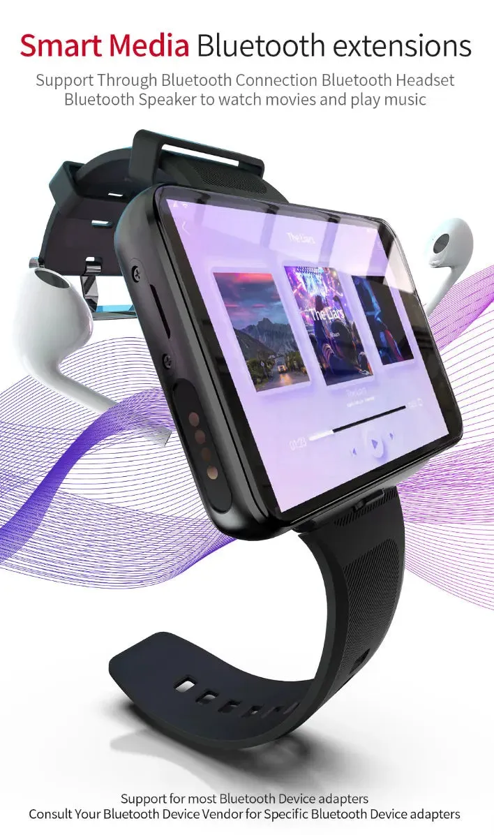 4G Network Mode Dual Camera Video Call Heart Rate Monitor Smartwatch