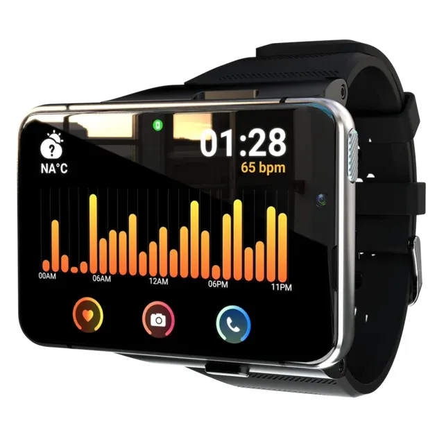 4G Network Mode Dual Camera Video Call Heart Rate Monitor Smartwatch