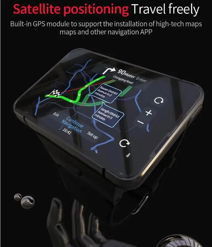 4G Network Mode Dual Camera Video Call Heart Rate Monitor Smartwatch