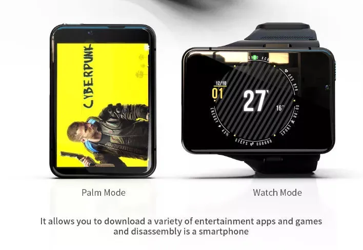 4G Network Mode Dual Camera Video Call Heart Rate Monitor Smartwatch