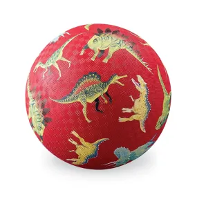 5 Inch Playground Ball - Dinosaurs Red