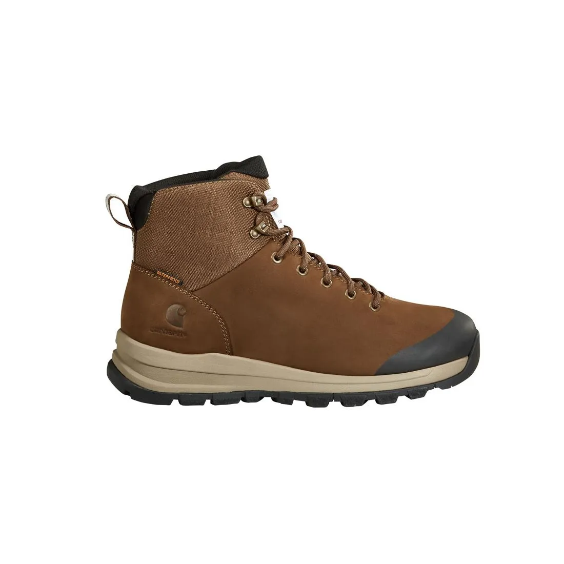 5" Outdoor Waterproof Alloy Toe Work Boot Dark Brown