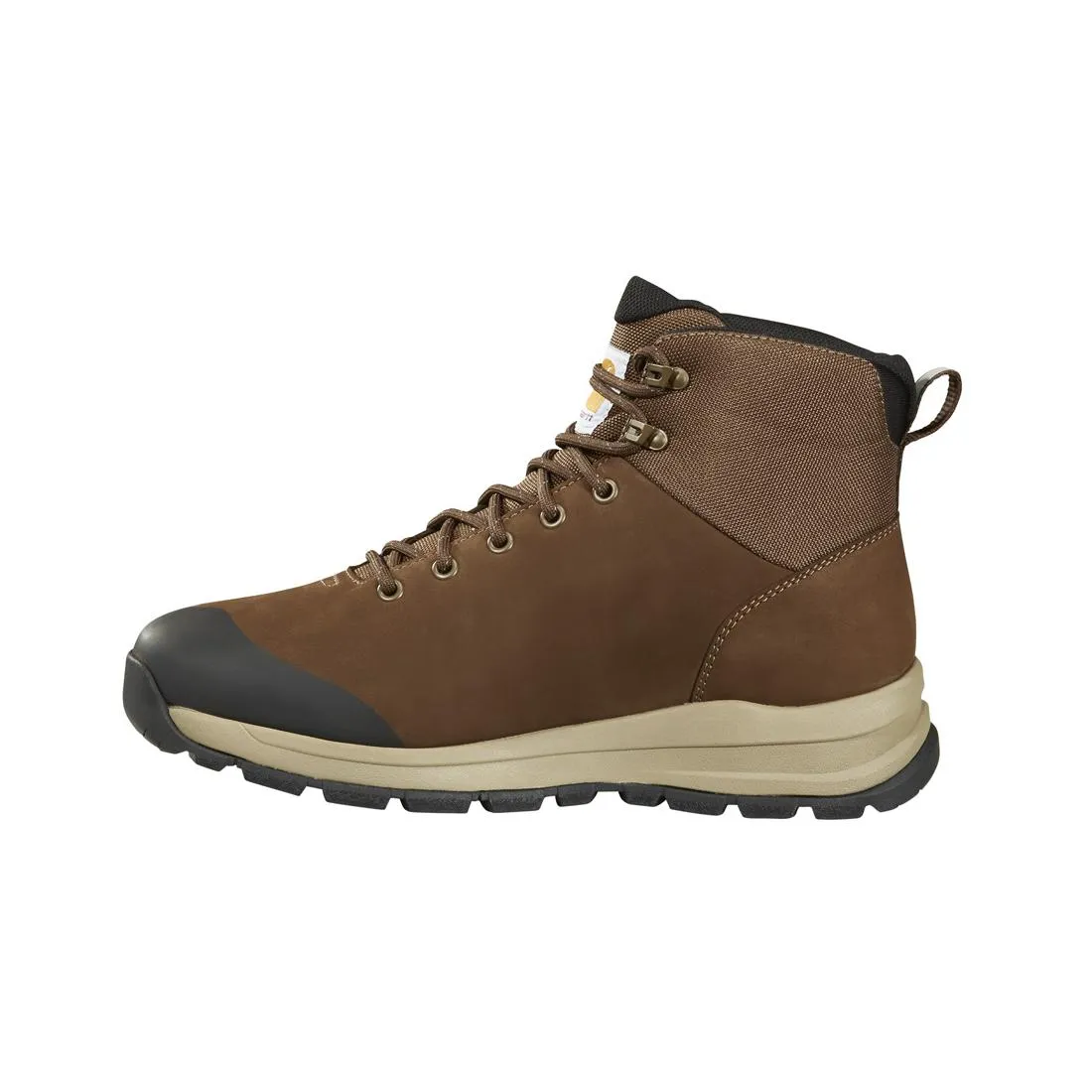 5" Outdoor Waterproof Alloy Toe Work Boot Dark Brown