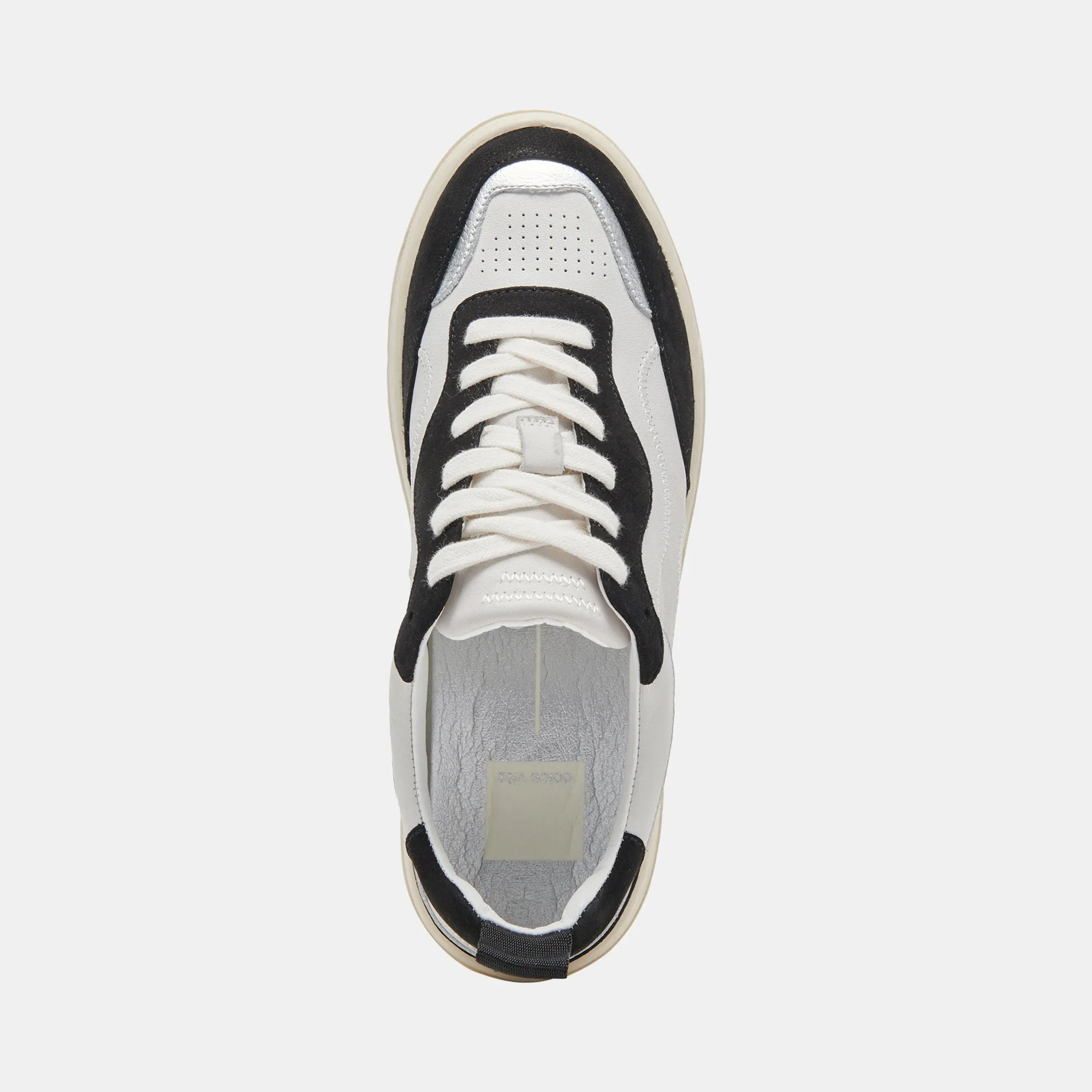 ADELLA SNEAKERS WHITE BLACK LEATHER