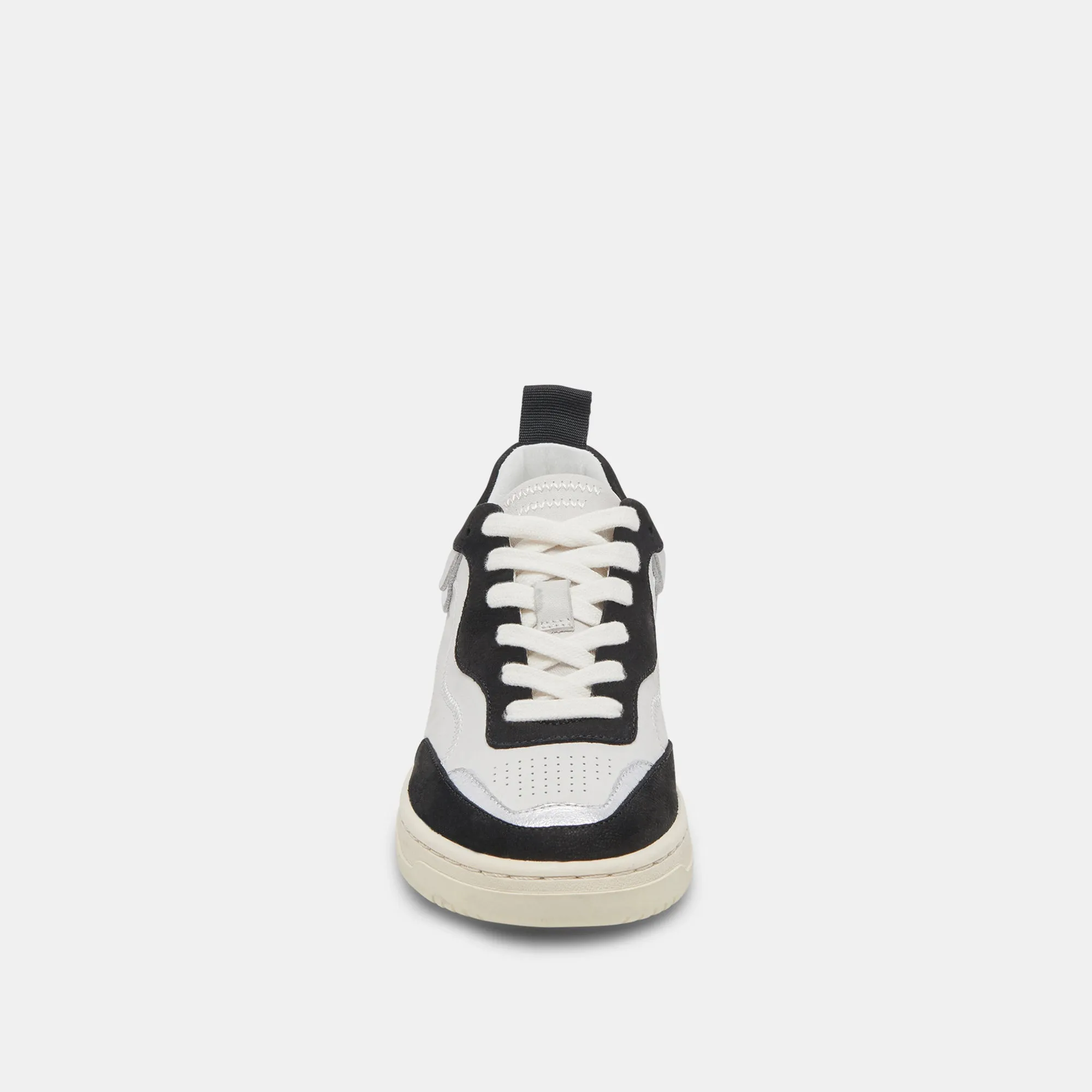 ADELLA SNEAKERS WHITE BLACK LEATHER