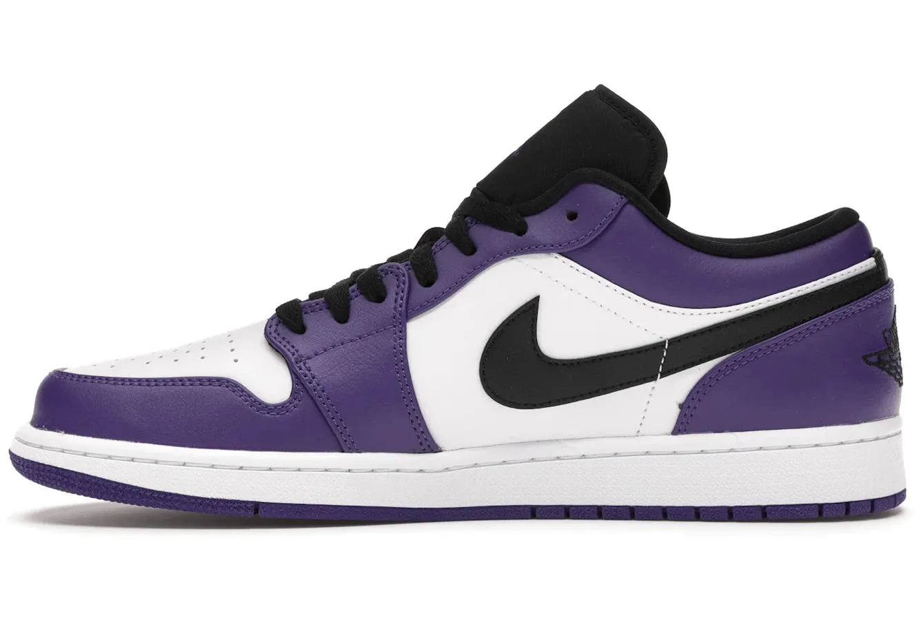 Air Jordan 1 Low Court Purple White