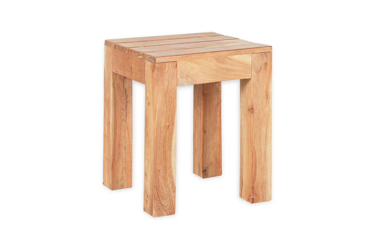 Anbarasi Acacia Side Table - Natural