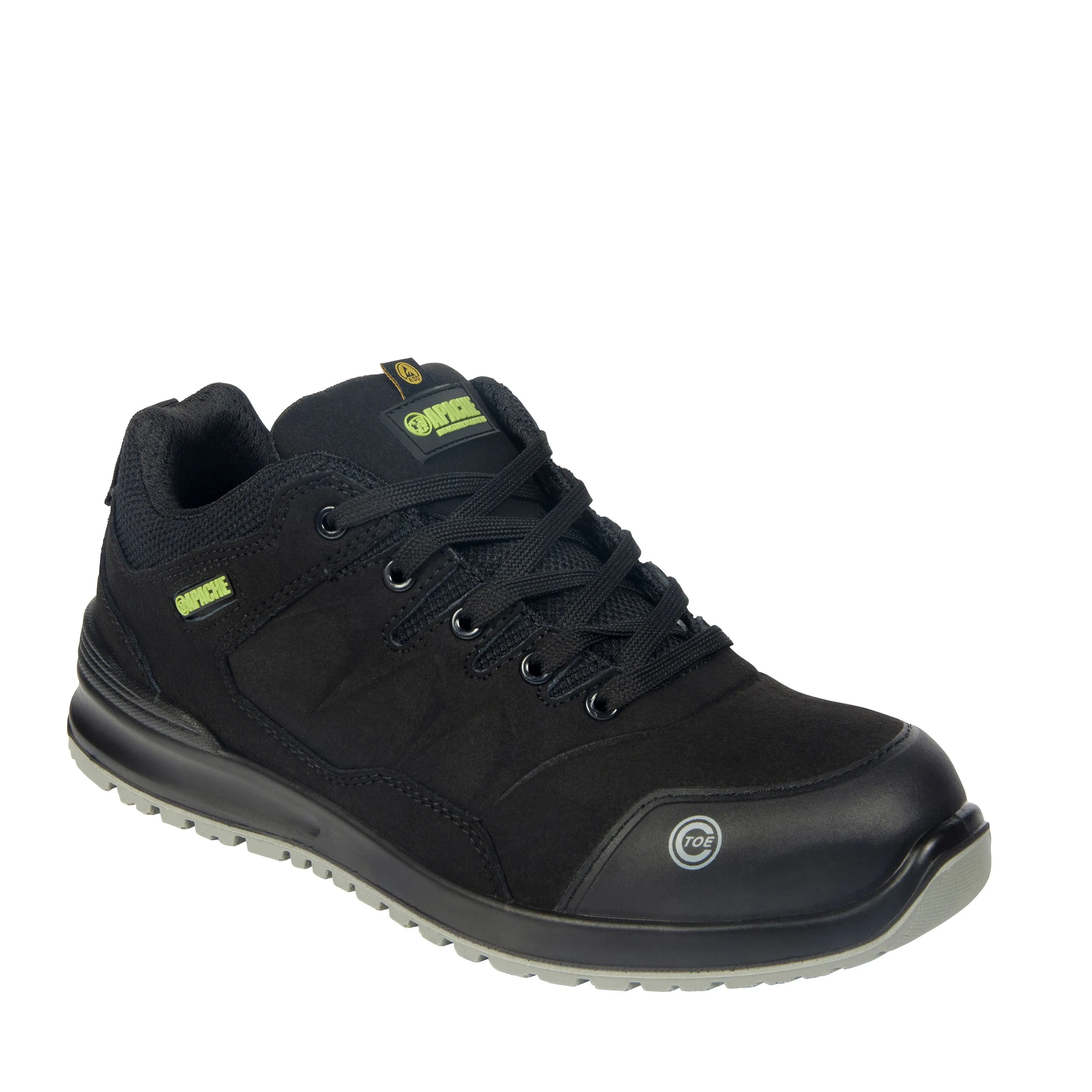 Apache Brampton Water Resistant Safety Runner-BLACK