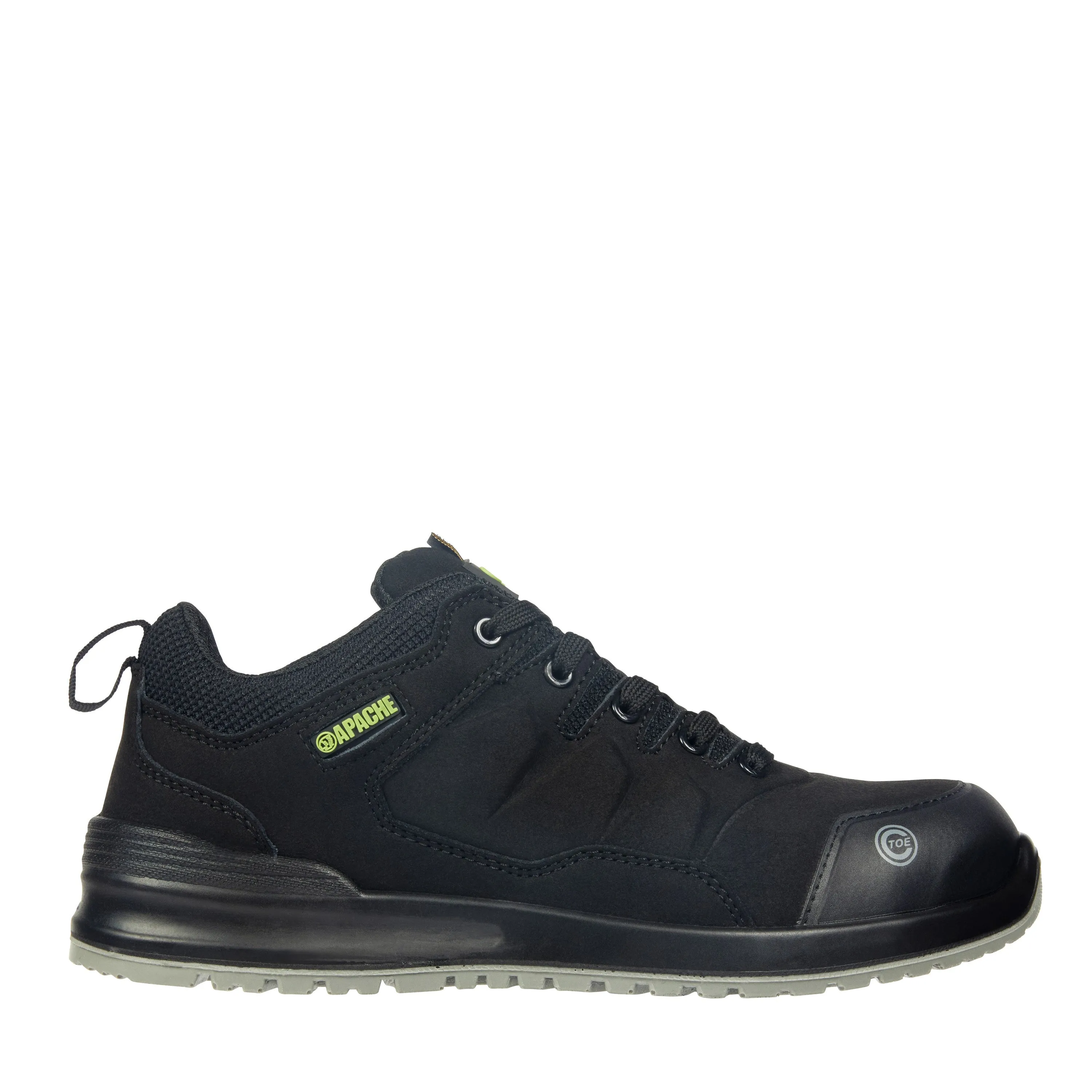 Apache Brampton Water Resistant Safety Runner-BLACK