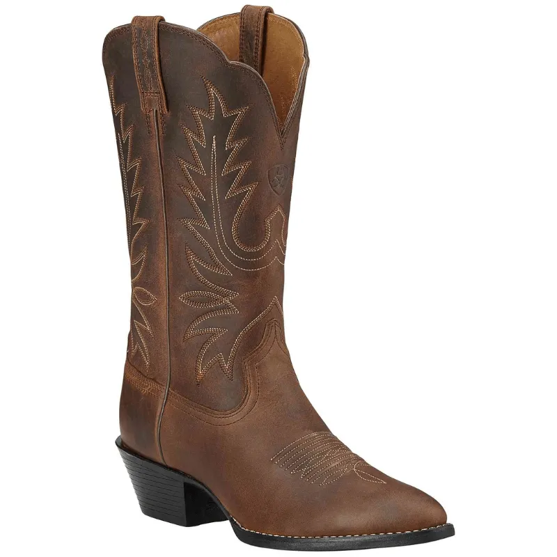 Ariat Women's Heritage Distressed Brown Western Cowgirl Boots 10001021