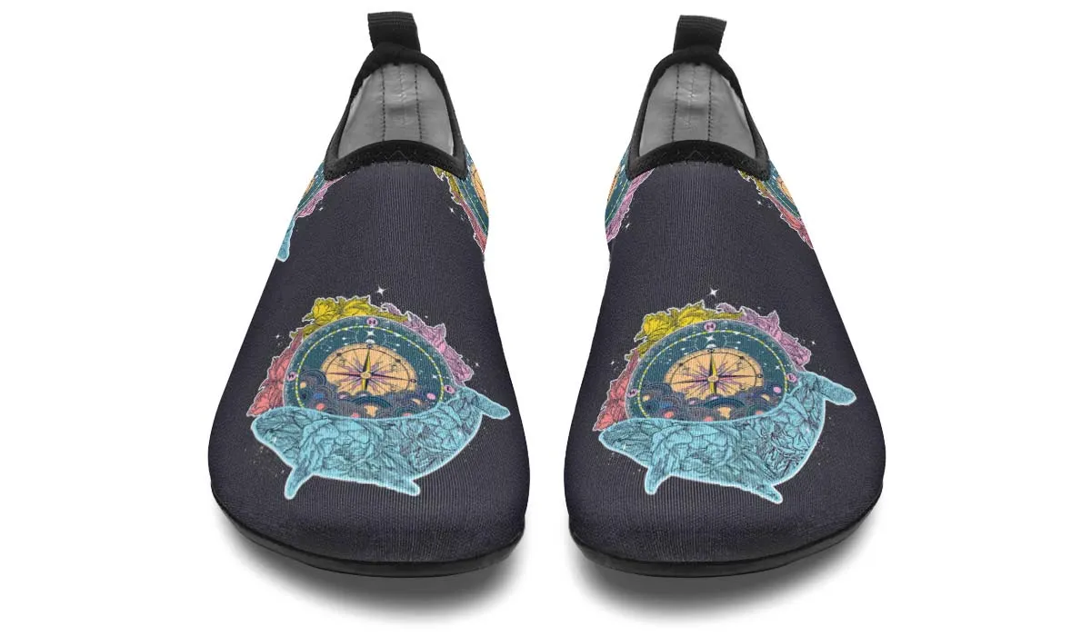 Artsy Compass Aqua Barefoot Shoes