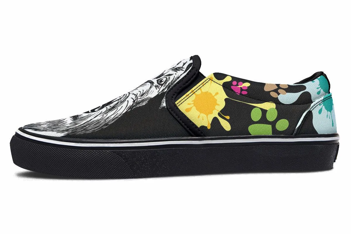 Artsy Schnauzer Slip-On Shoes