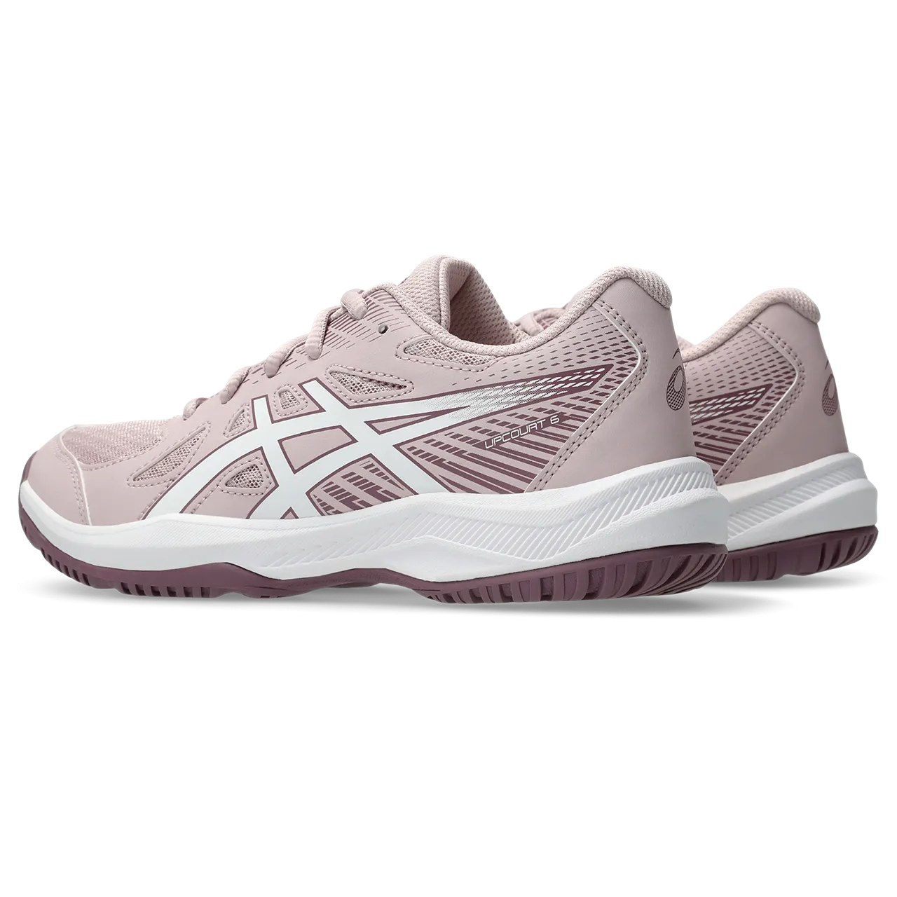 Asics Junior Upcourt 6 Indoor Court Shoes Watershed Rose