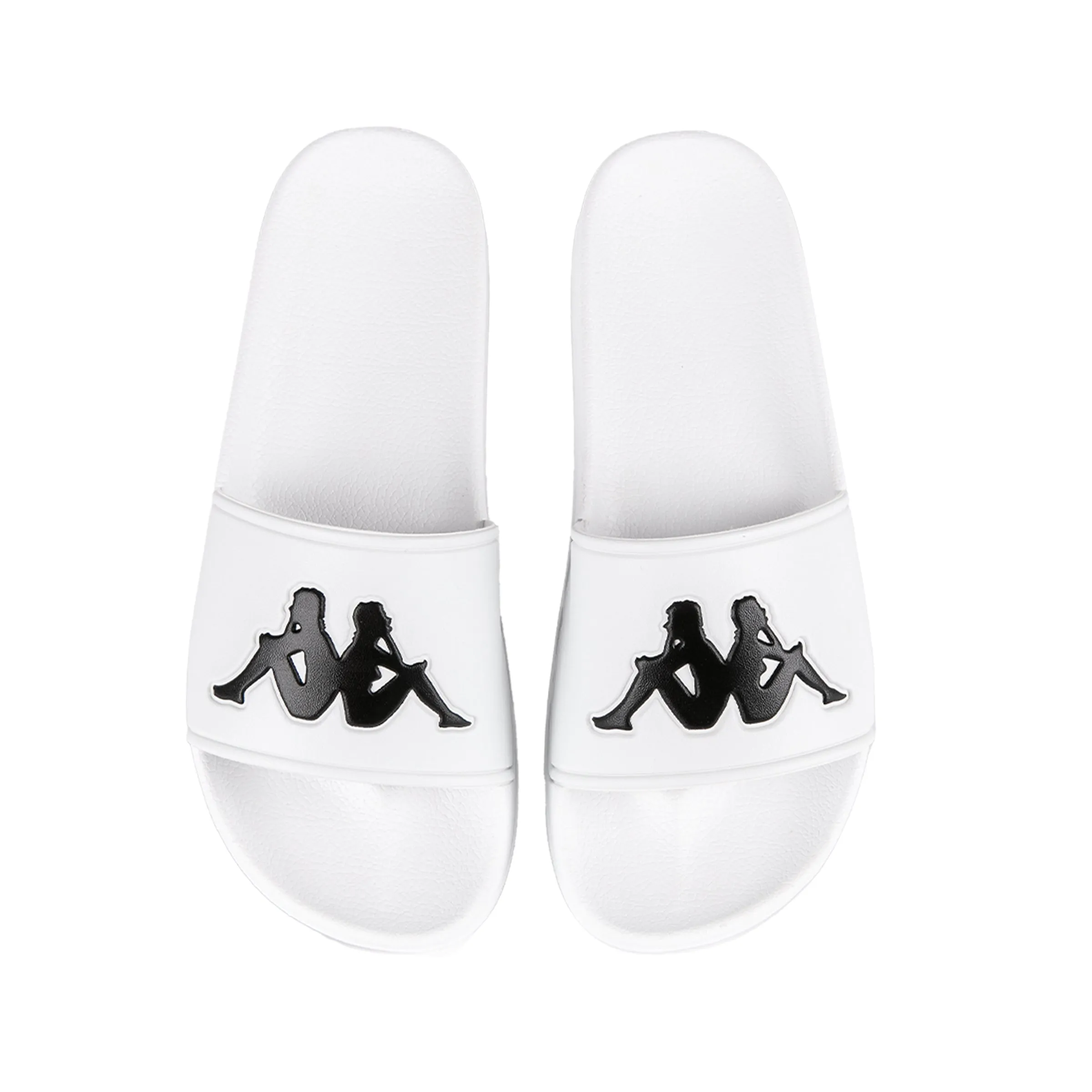 Authentic Adam 2 Slides - White Black