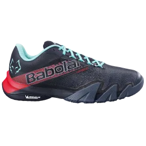 Babolat Men's Jet Premura 2 Lebron Padel Shoes Black Fiesta Red