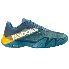 Babolat Men's Jet Premura 2 Padel Shoes Deep Lake Apricot