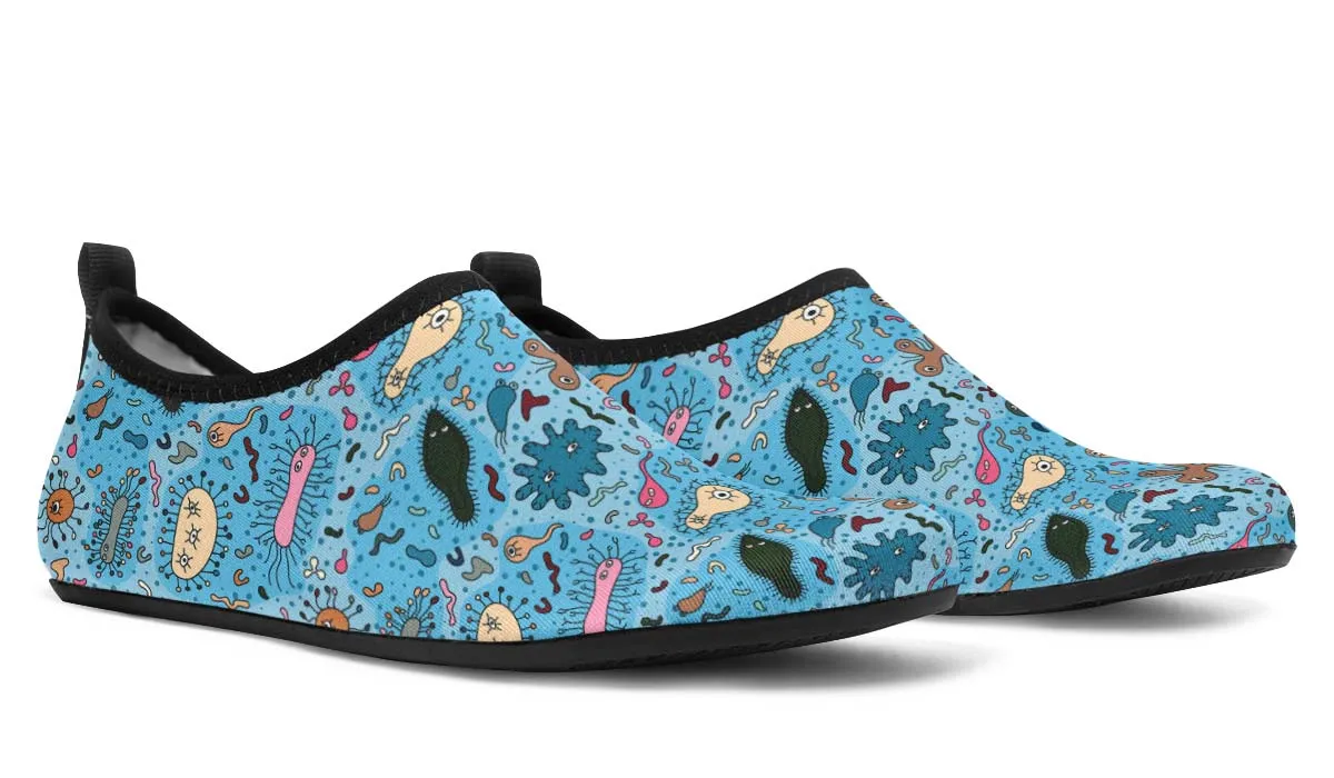 Bacteria Pattern Aqua Barefoot Shoes