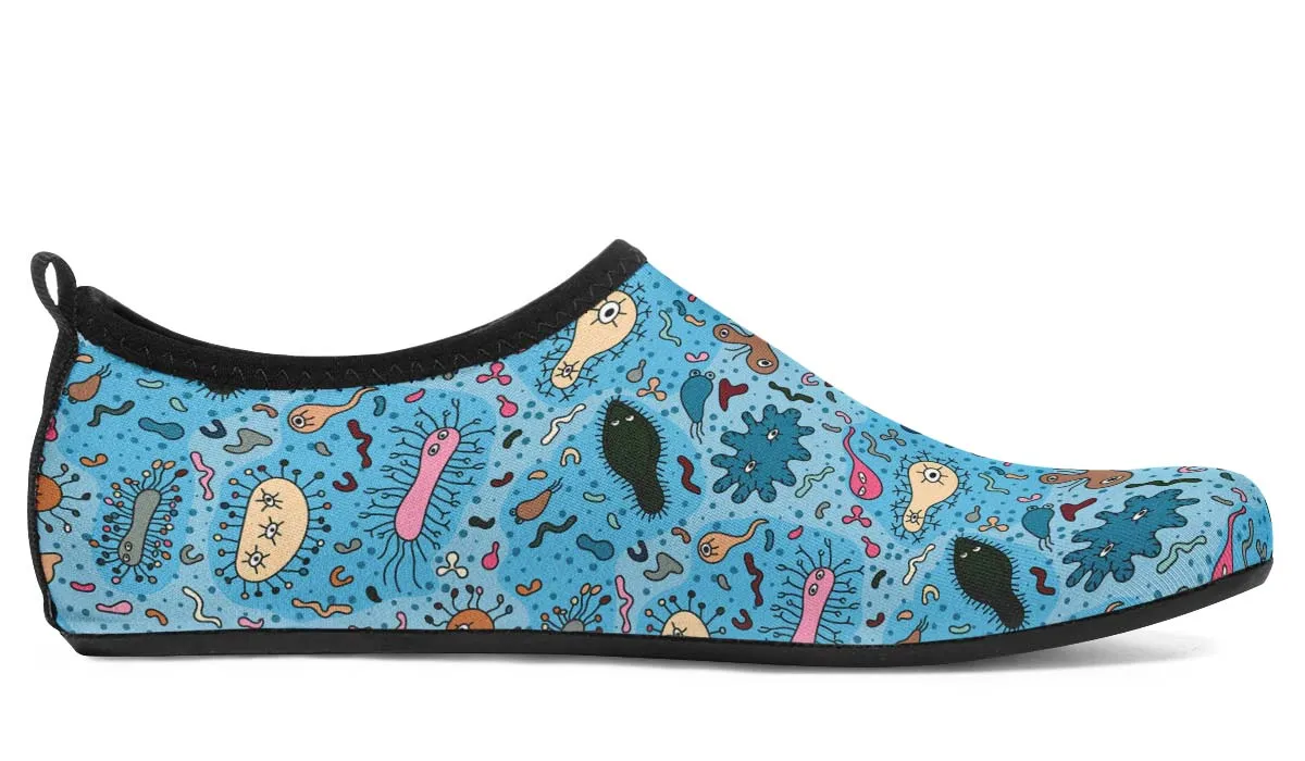 Bacteria Pattern Aqua Barefoot Shoes