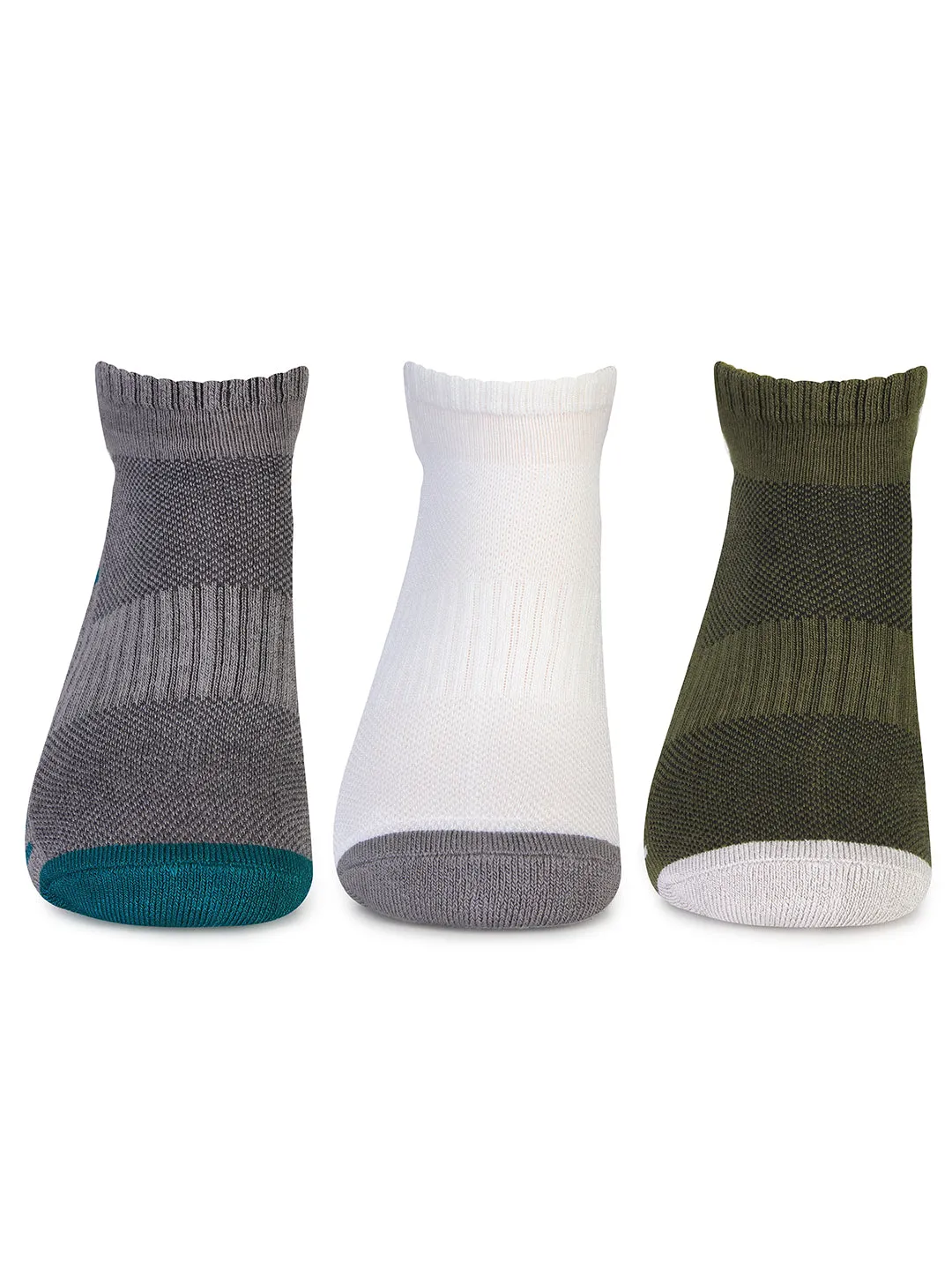 Bamboo Athletic Secret Socks | Assorted - Pack of 3