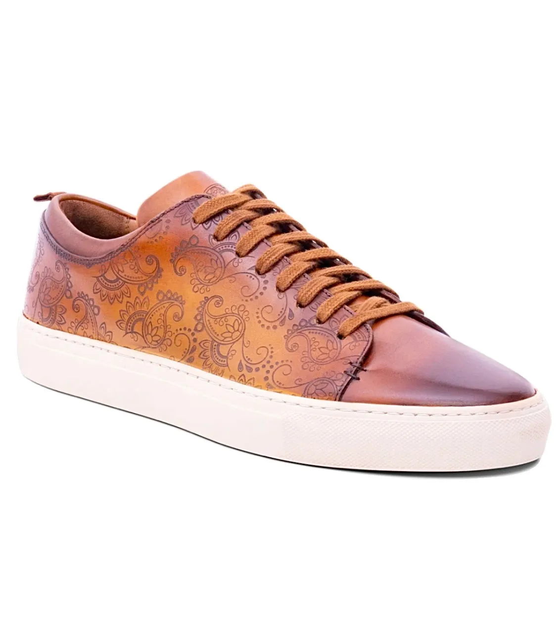 Barker Paisley Gents Laser Cut Sneaker