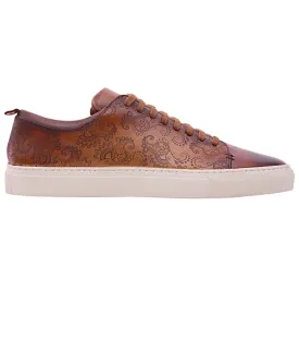 Barker Paisley Gents Laser Cut Sneaker