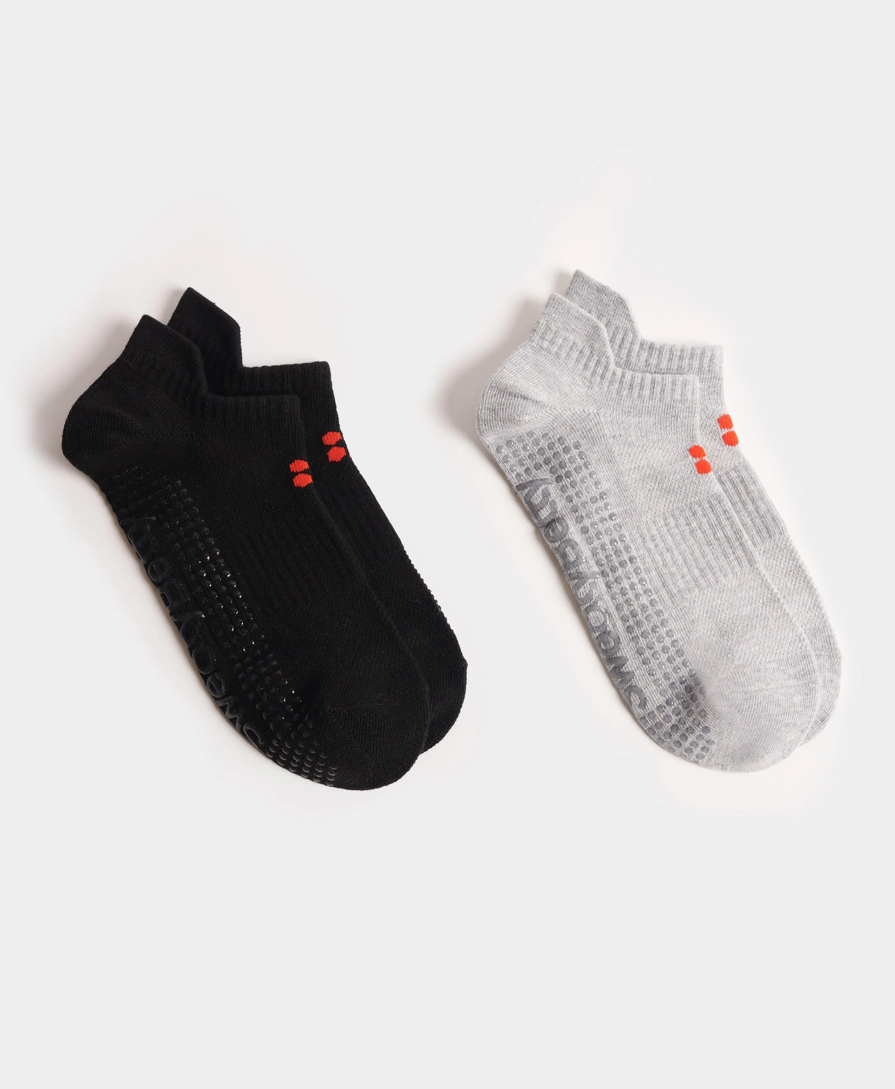 Barre Gripper Socks 2 Pack Sb6827 Black-Multi