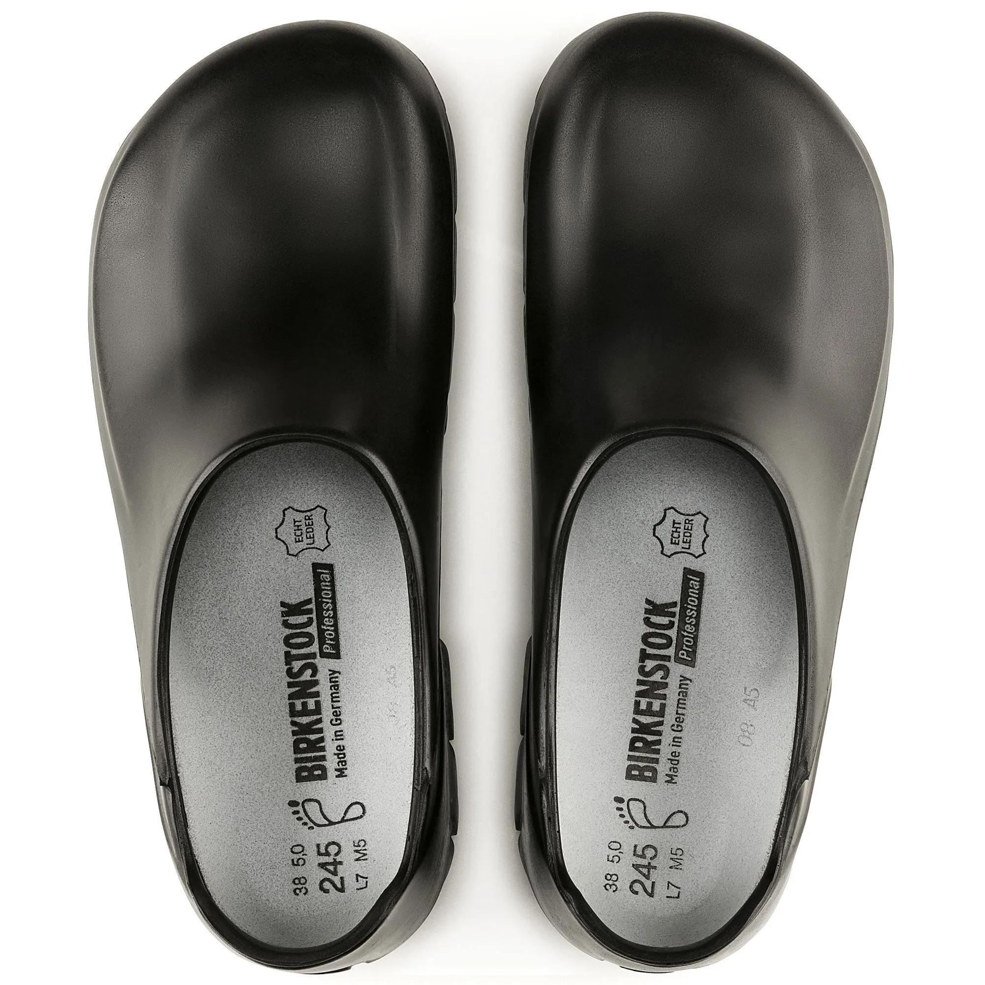 Birkenstock A 640 PU black steel toe cap