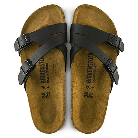 BIRKENSTOCK YAO BIRKOFLOR  BLACK- WOMENS