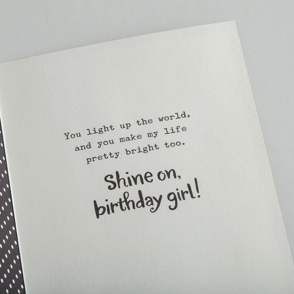 Birthday - Shine On Card