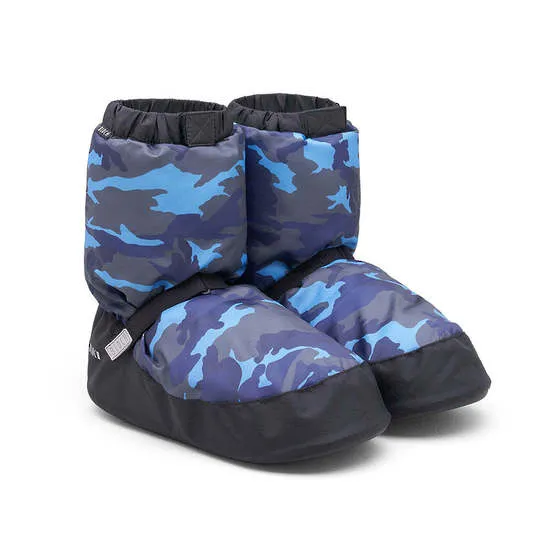 Bloch Camo-Blue Warmup Booties