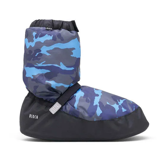 Bloch Camo-Blue Warmup Booties