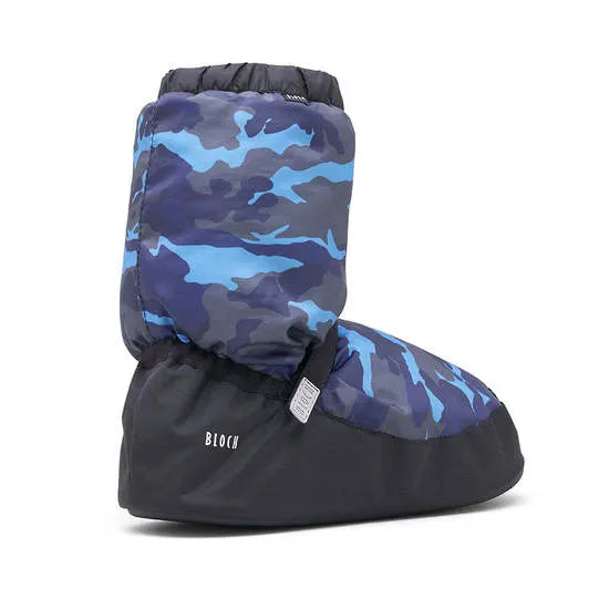 Bloch Camo-Blue Warmup Booties