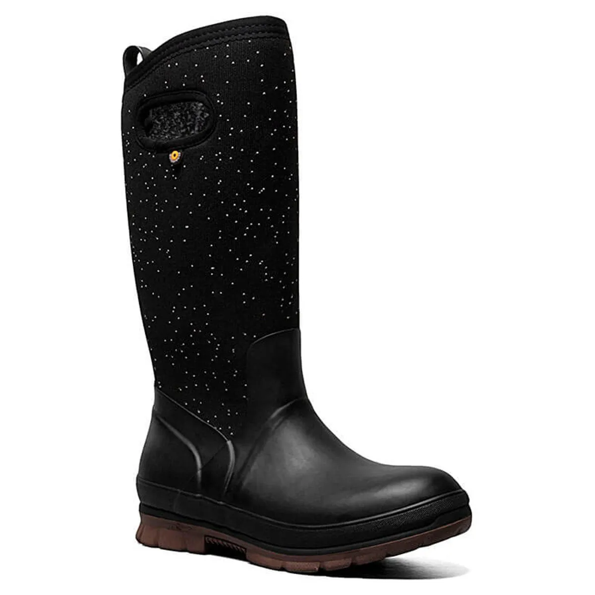 BOGS CRANDALL TALL SPECKLE BLACK - WOMENS