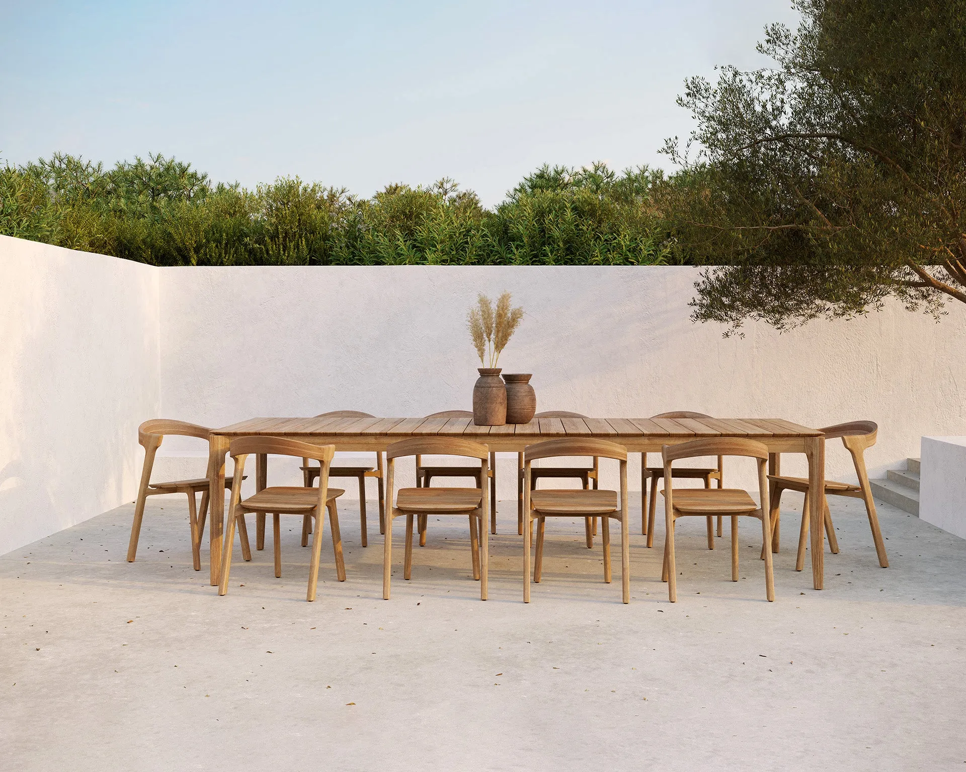 Bok Outdoor Dining Table - Teak 200 cm