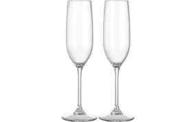 BRUNNER PROSECCO GLASS CUVÉE SET DI BICCHIERI DA 2PZ RESISTENTI IN POLICARBONATO