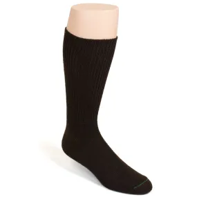 BURLINGTON CASUAL ACRYLIC CREW SOCK - CHOCOLATE BROWN