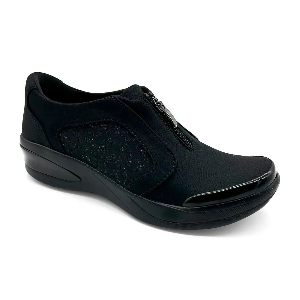 Bzees Women's Florence Zip Black