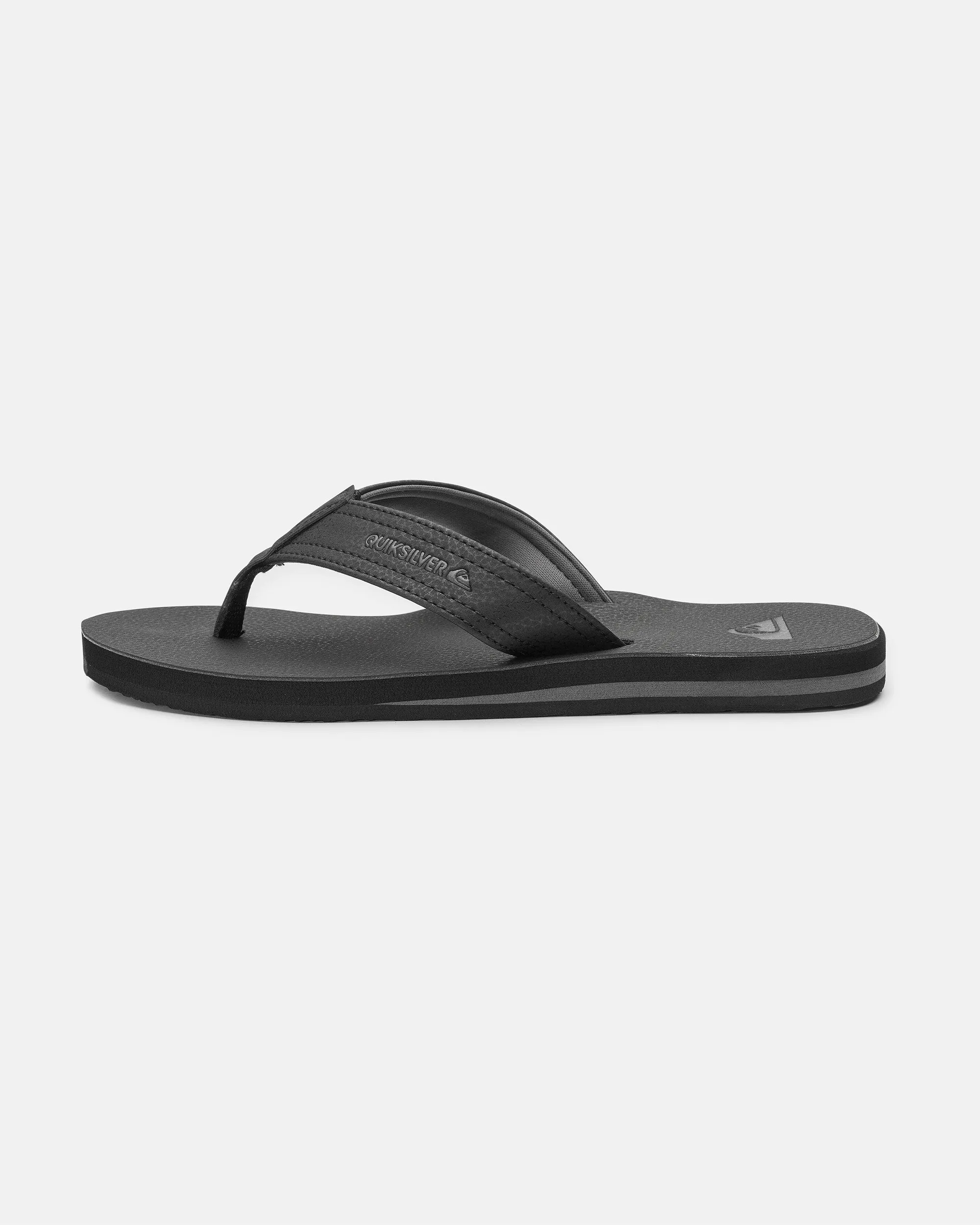 Carving Nubuck 2 Sandals - Solid Black