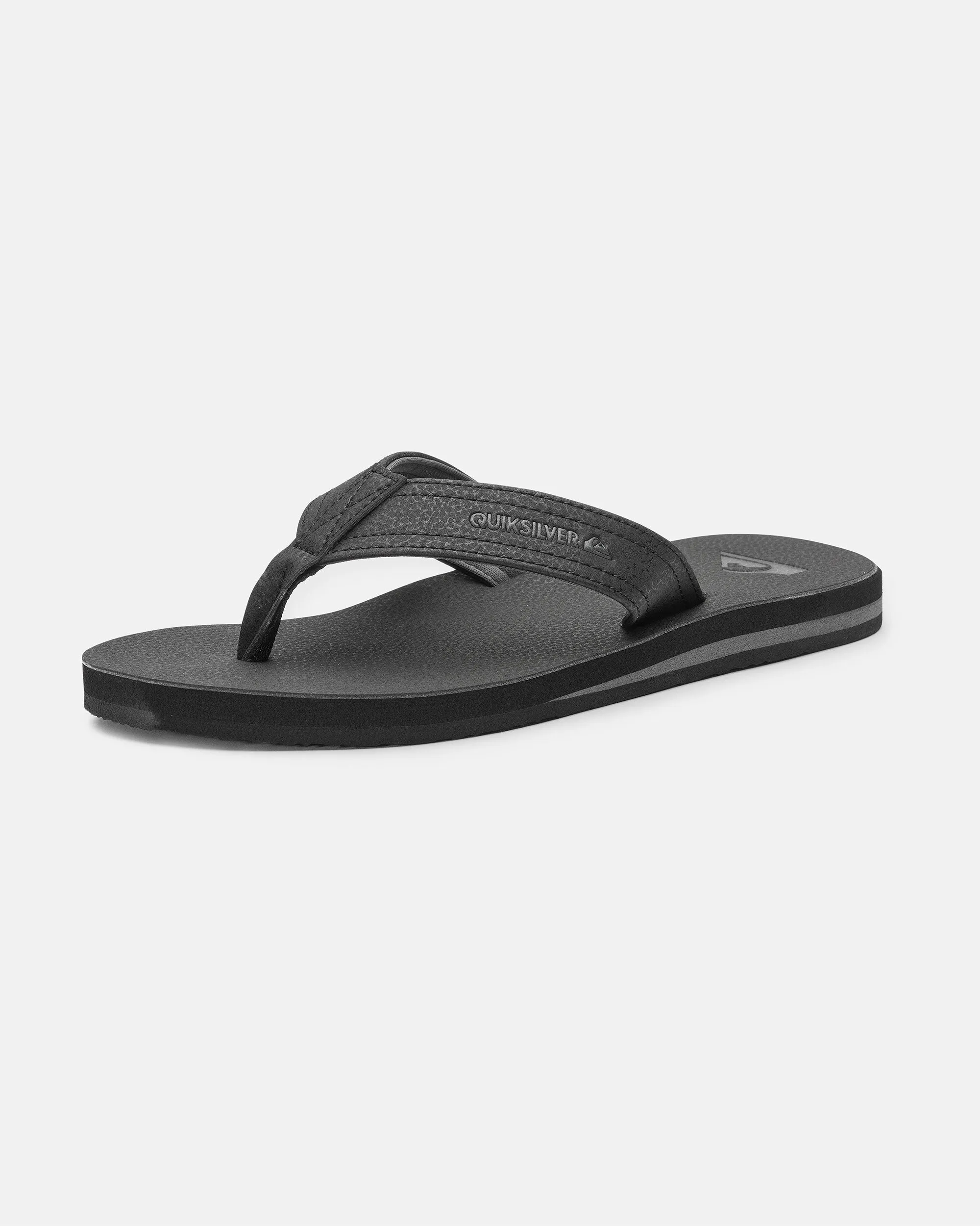 Carving Nubuck 2 Sandals - Solid Black