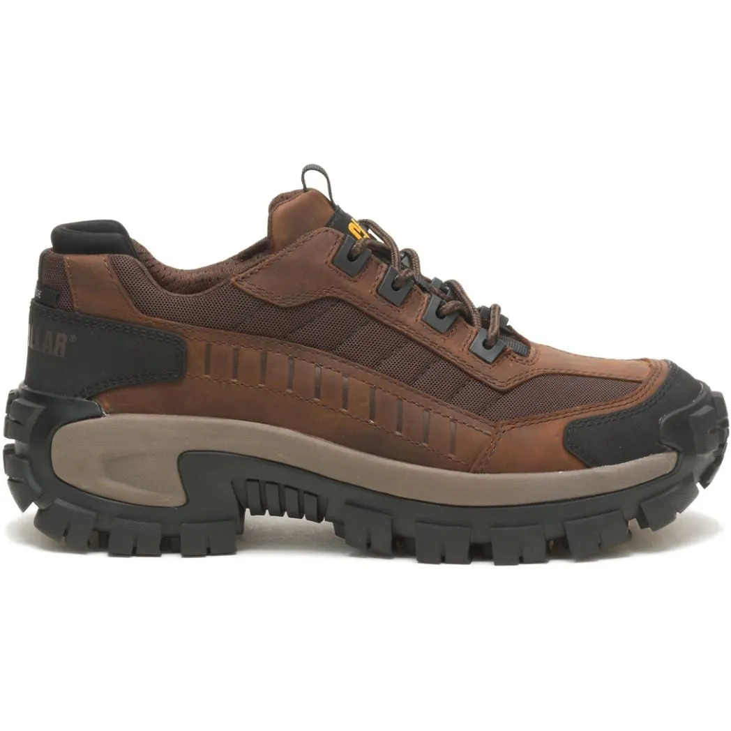 CAT Men's Invader Steel Toe Work Shoe - Dark Brown - P91338