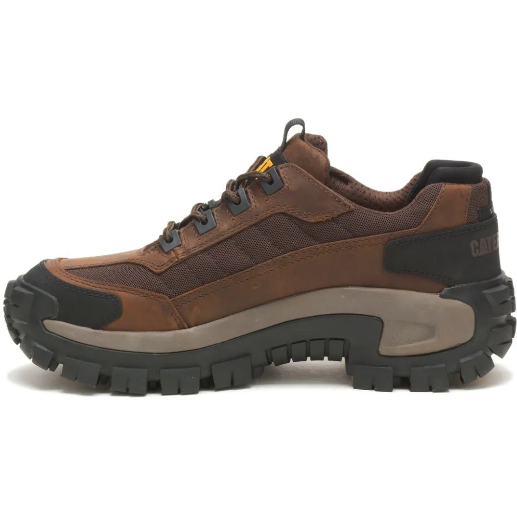 CAT Men's Invader Steel Toe Work Shoe - Dark Brown - P91338