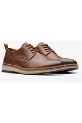 Clarks Chantry Lo in Dark Tan Leather