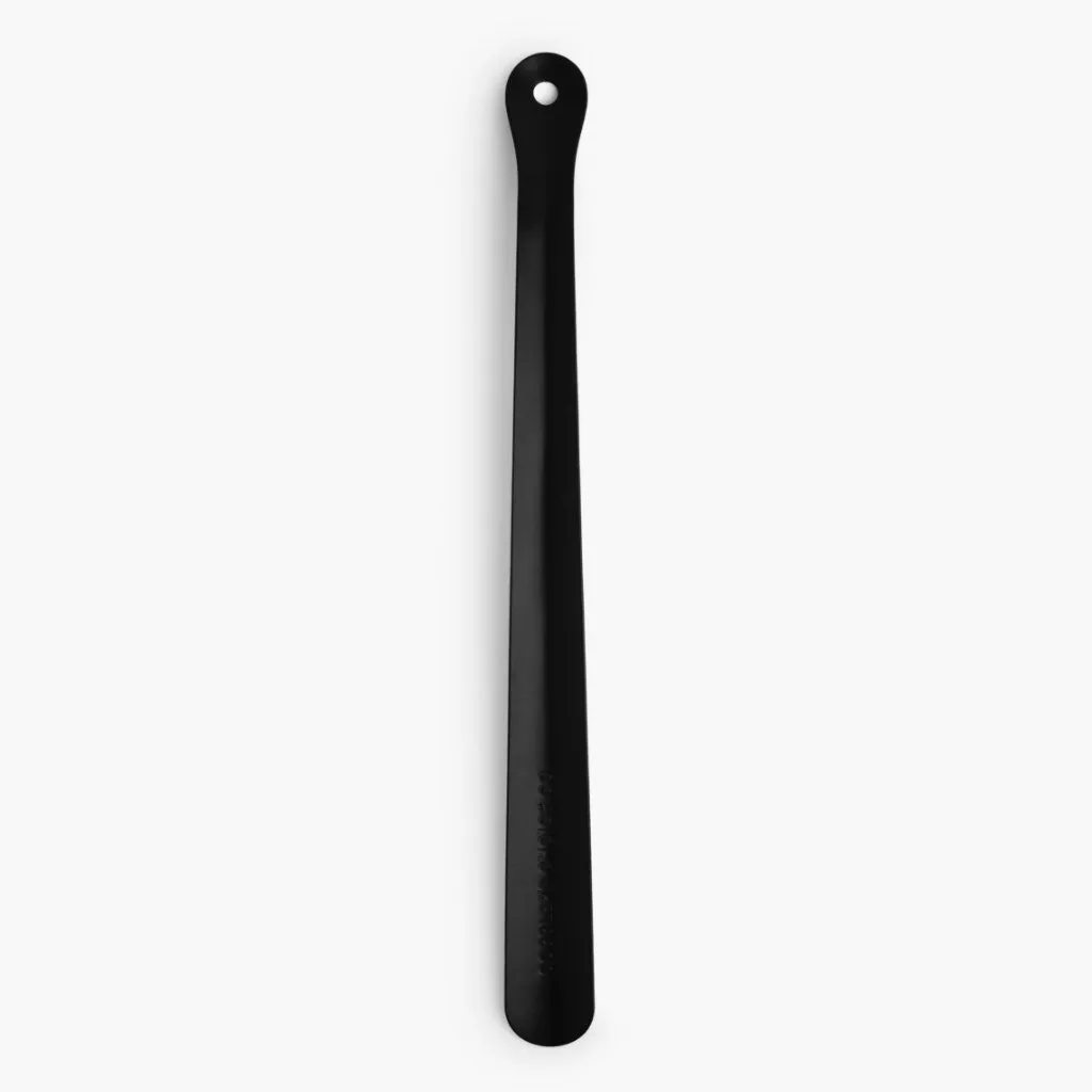 Cobbler's Choice 16" Metal Shoe Horn | Black Matte