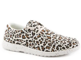 CREME LEOPARD CANVAS UPPER