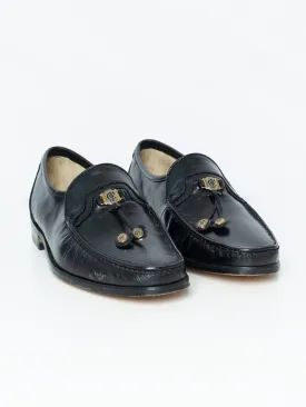 Crockett & Jones Glace Kid Black Moc