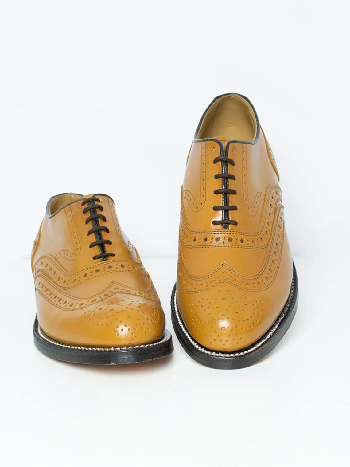 Crockett & Jones Leather Biscuit Calf Leather