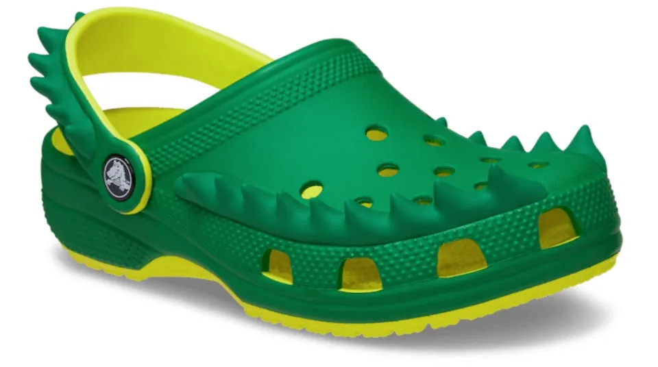 Crocs Kids Classic Spikes Clog Acidity Green Ivy