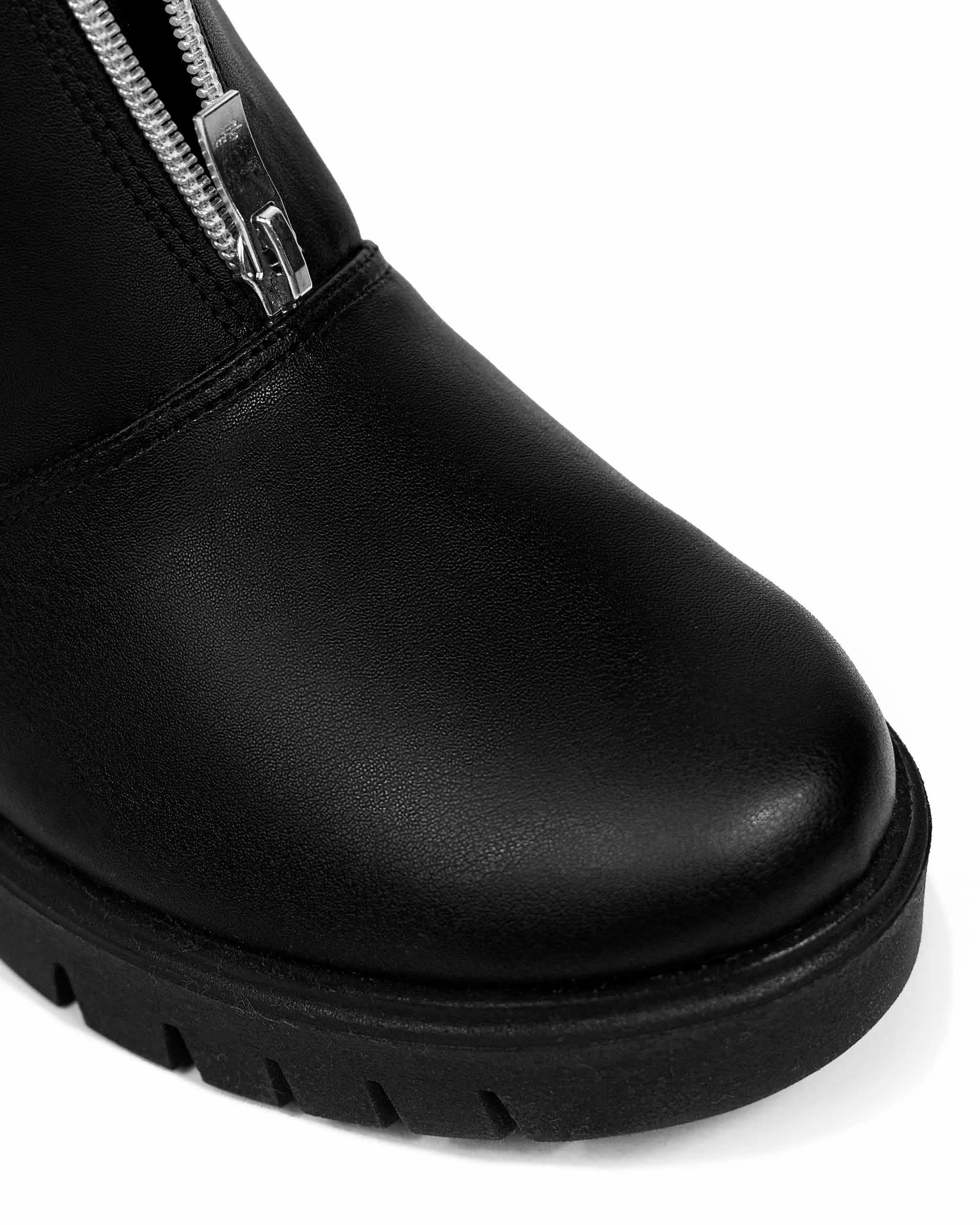 Cyber Boots Black cactus leather ankle boots